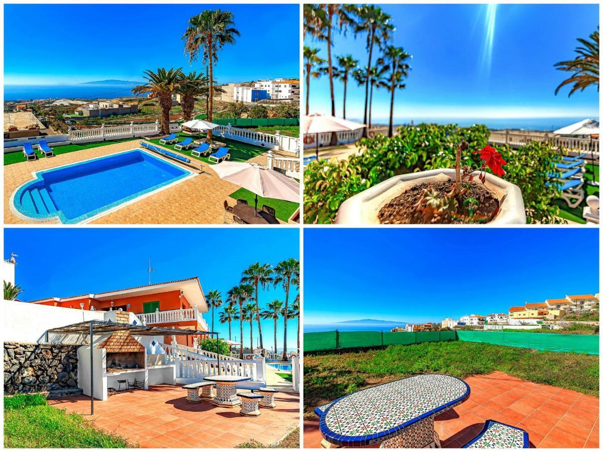 Villa Raquel With Private Pool And Sea View Los Menores Exterior foto