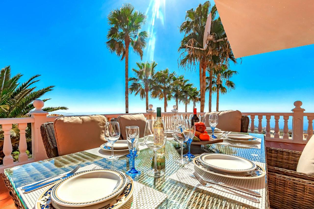 Villa Raquel With Private Pool And Sea View Los Menores Exterior foto